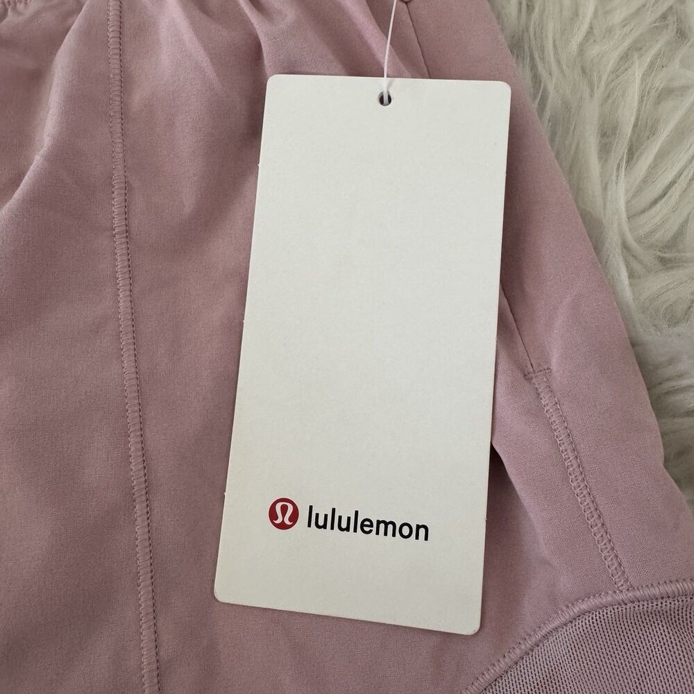 Lululemon Hotty Hot High Rise Shorts Women’s Size 4 Pink Haze 4” Lined Run NWT - Picture 3 of 12